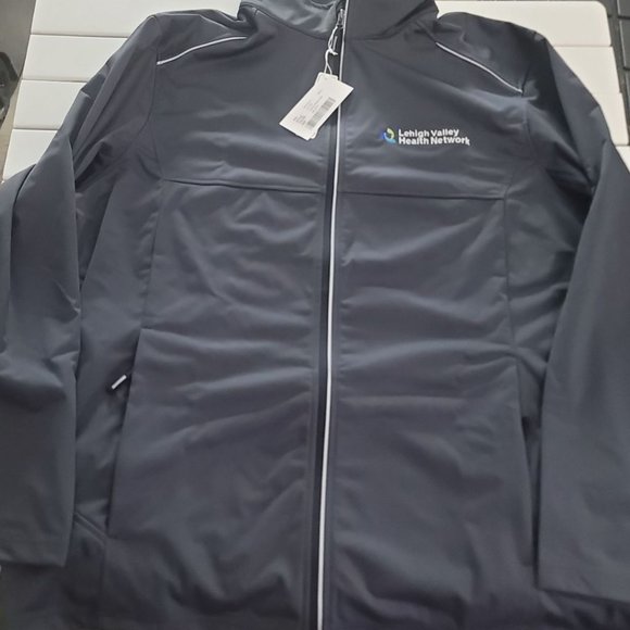 Core 365 by North End Mens Jacket 2XL/2TG Carbon Black Water Resistant - Picture 3 of 6